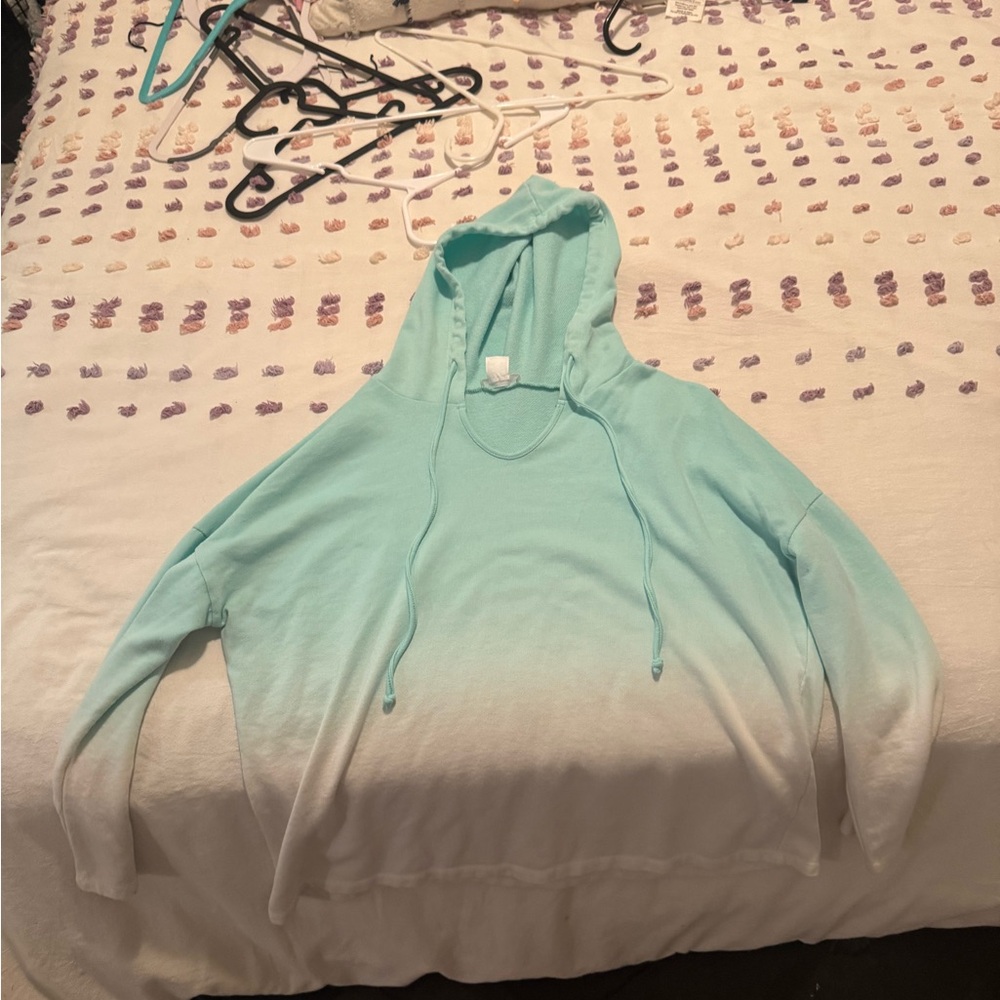 Women's Aqua Ombre Hoodie